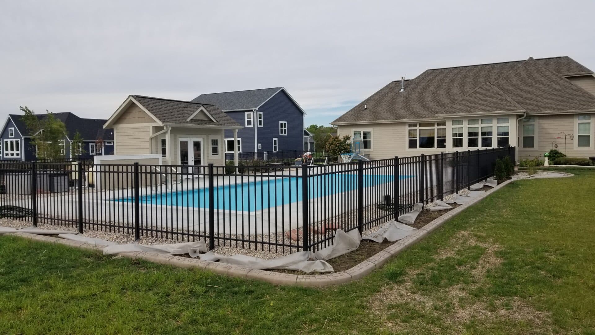 pool fence in pewaukee, aluminum fence in hartland, pool fence in delafield